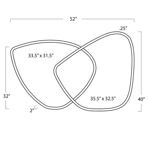 Harmony Mirror Line Drawing
